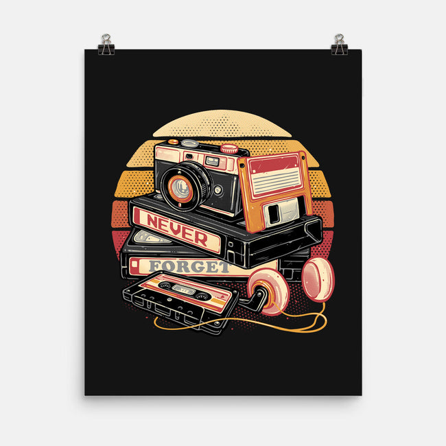 Never Forget The Classics-None-Matte-Poster-glitchygorilla