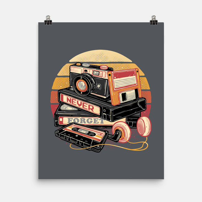 Never Forget The Classics-None-Matte-Poster-glitchygorilla