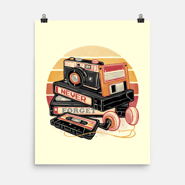 Never Forget The Classics-None-Matte-Poster-glitchygorilla