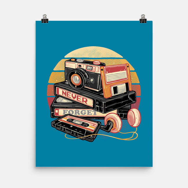 Never Forget The Classics-None-Matte-Poster-glitchygorilla