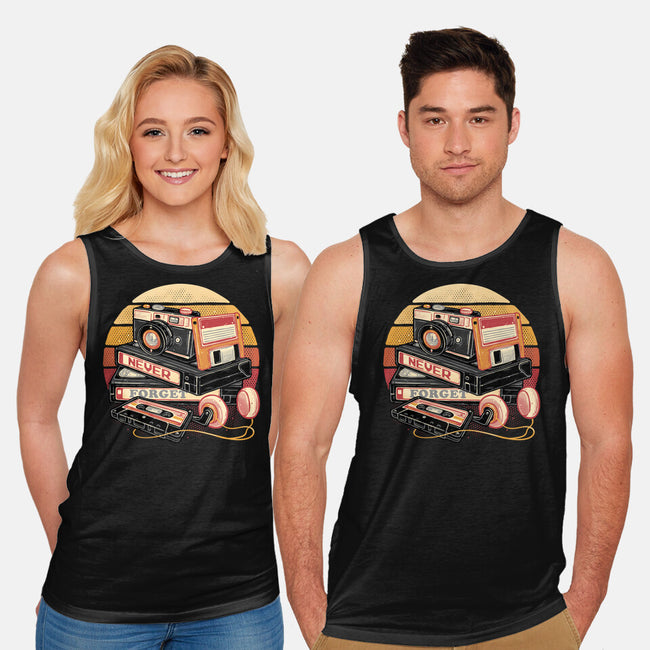 Never Forget The Classics-Unisex-Basic-Tank-glitchygorilla