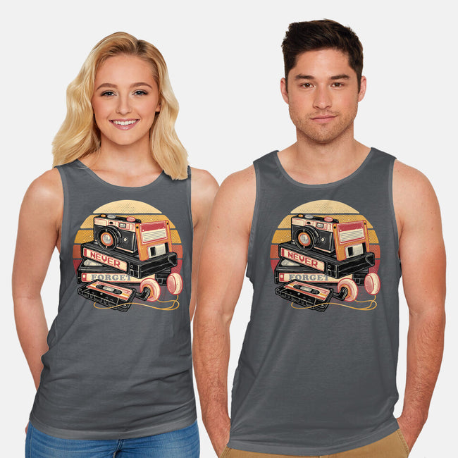 Never Forget The Classics-Unisex-Basic-Tank-glitchygorilla