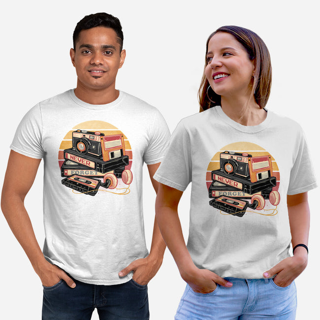 Never Forget The Classics-Unisex-Basic-Tee-glitchygorilla