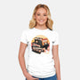 Never Forget The Classics-Womens-Fitted-Tee-glitchygorilla