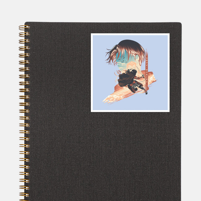 Blades Of The Captain-None-Glossy-Sticker-hypertwenty