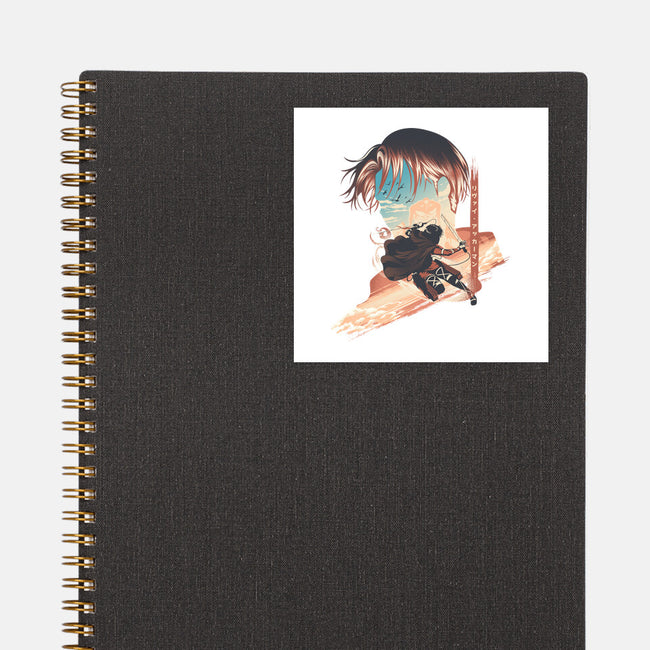 Blades Of The Captain-None-Glossy-Sticker-hypertwenty