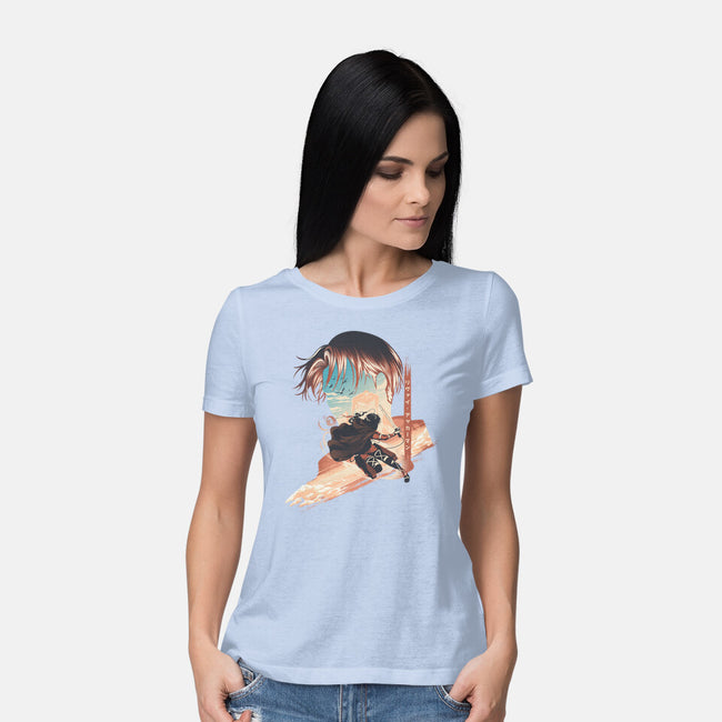 Blades Of The Captain-Womens-Basic-Tee-hypertwenty