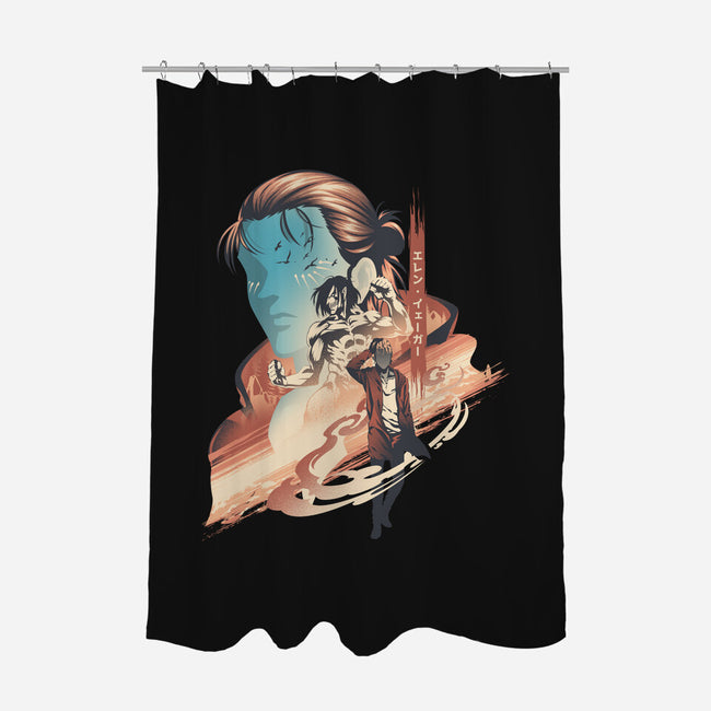 Awakening Of Hero-None-Polyester-Shower Curtain-hypertwenty