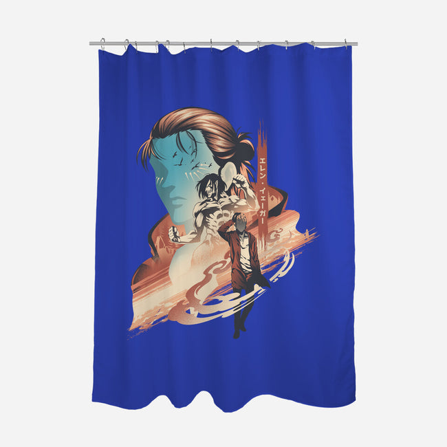 Awakening Of Hero-None-Polyester-Shower Curtain-hypertwenty