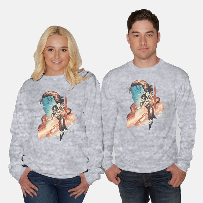Awakening Of Hero-Unisex-Crew Neck-Sweatshirt-hypertwenty