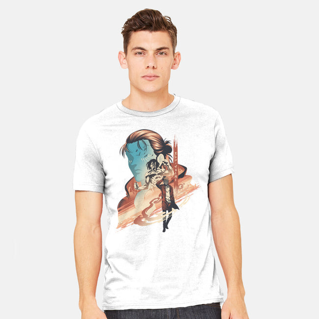 Awakening Of Hero-Mens-Heavyweight-Tee-hypertwenty