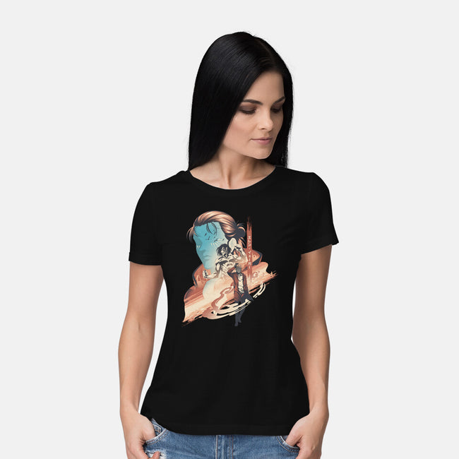 Awakening Of Hero-Womens-Basic-Tee-hypertwenty