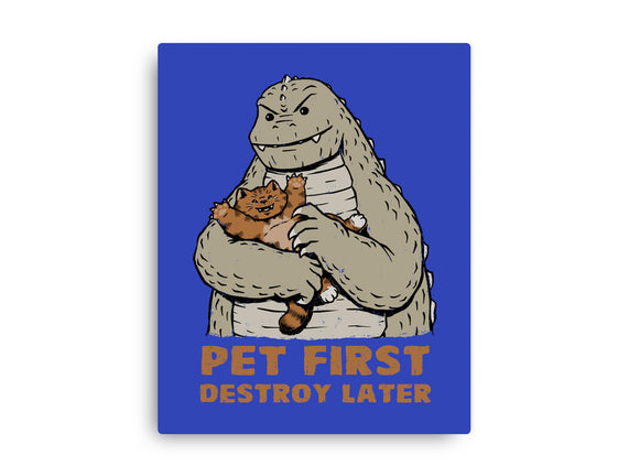 Pet First Destroy Later