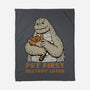 Pet First Destroy Later-None-Fleece-Blanket-pigboom