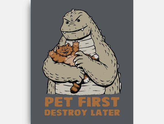 Pet First Destroy Later