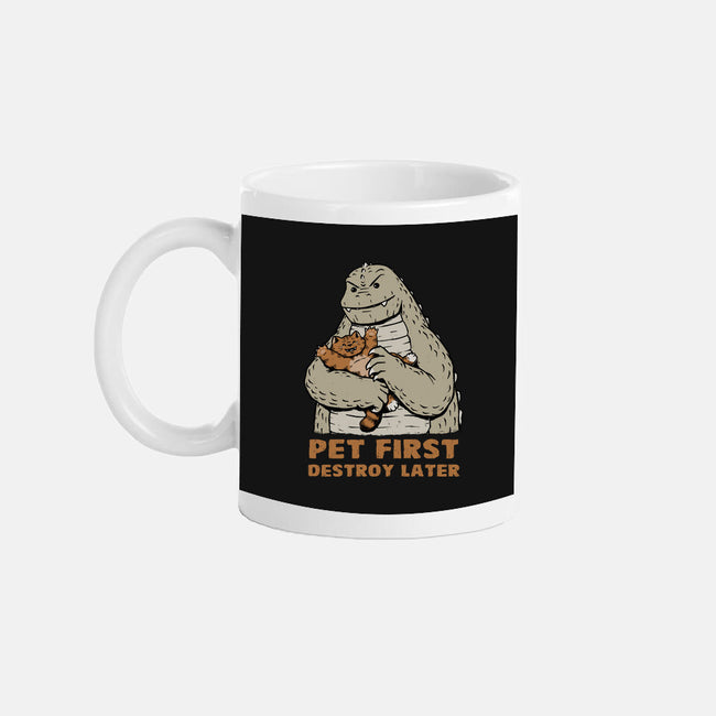 Pet First Destroy Later-None-Mug-Drinkware-pigboom