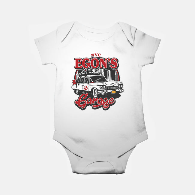 Egon's Garage-Baby-Basic-Onesie-SuperEdu