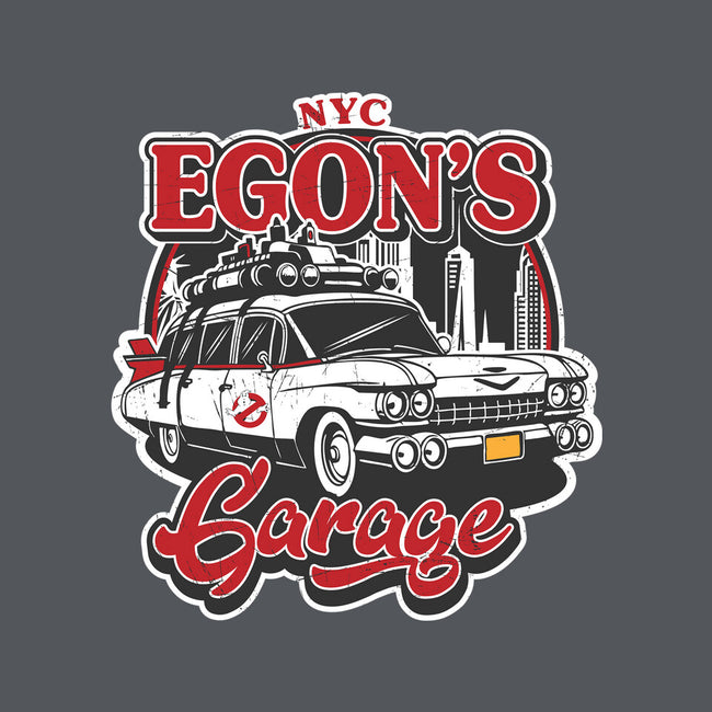 Egon's Garage-Womens-V-Neck-Tee-SuperEdu