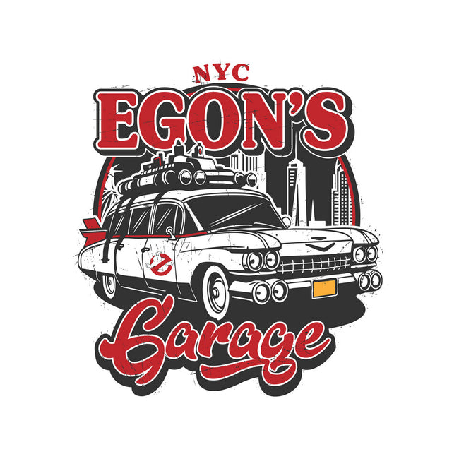 Egon's Garage-Womens-V-Neck-Tee-SuperEdu
