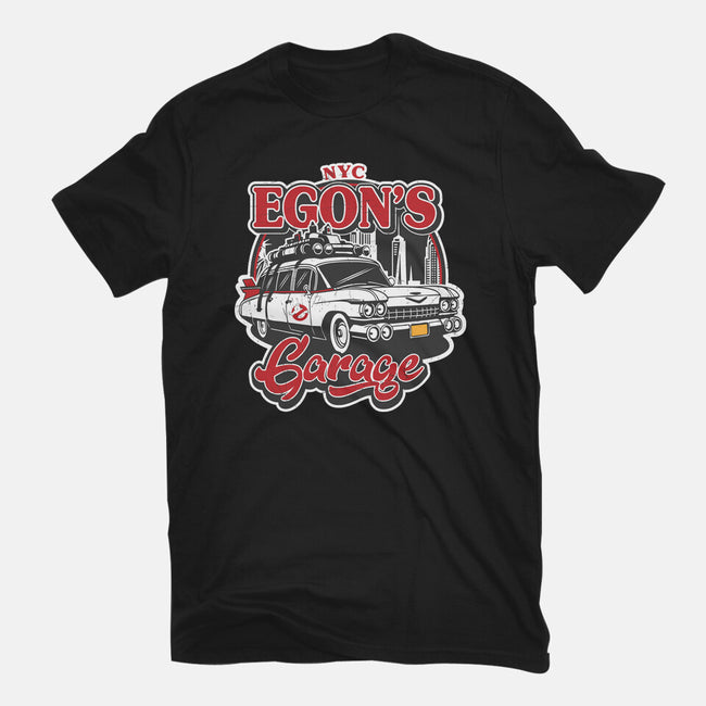 Egon's Garage-Womens-Fitted-Tee-SuperEdu