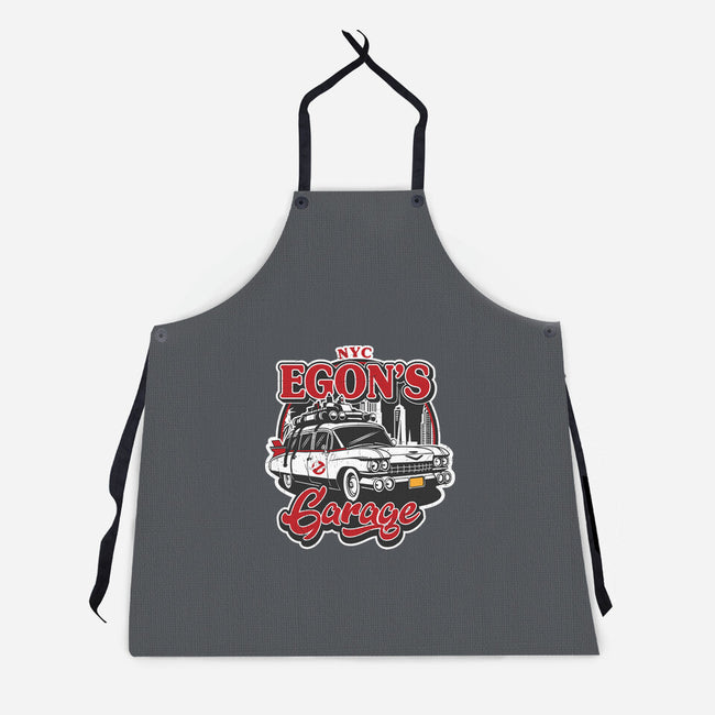Egon's Garage-Unisex-Kitchen-Apron-SuperEdu