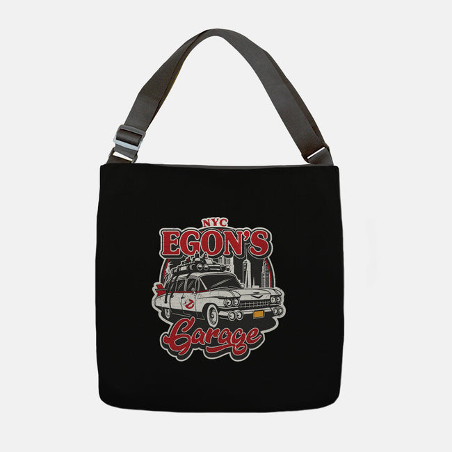 Egon's Garage-None-Adjustable Tote-Bag-SuperEdu