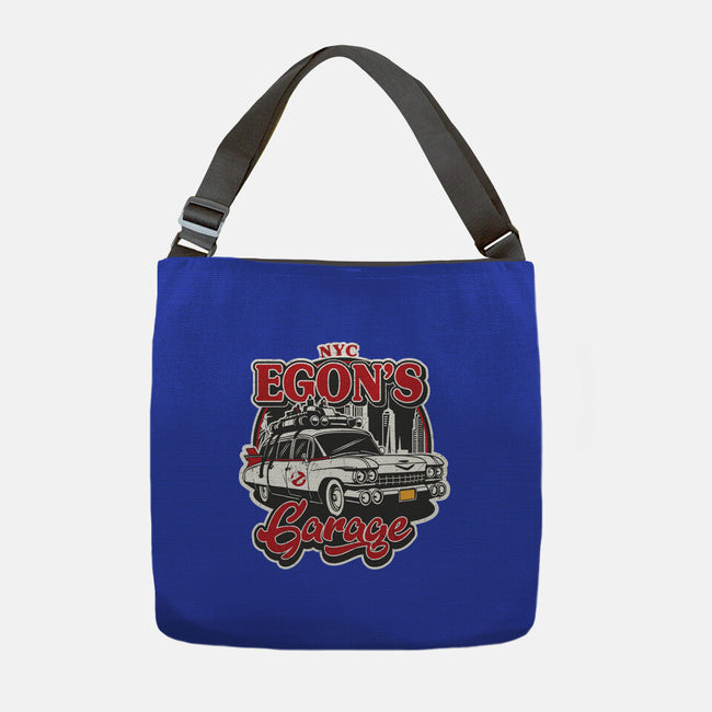 Egon's Garage-None-Adjustable Tote-Bag-SuperEdu