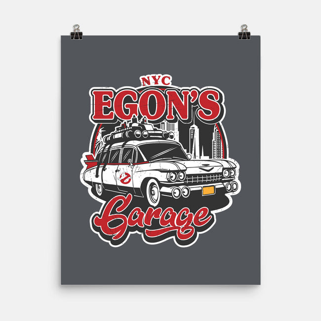 Egon's Garage-None-Matte-Poster-SuperEdu