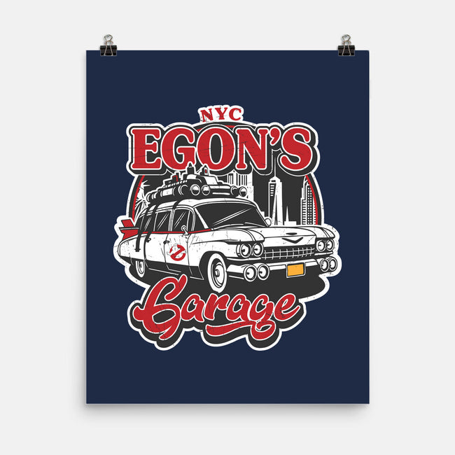 Egon's Garage-None-Matte-Poster-SuperEdu
