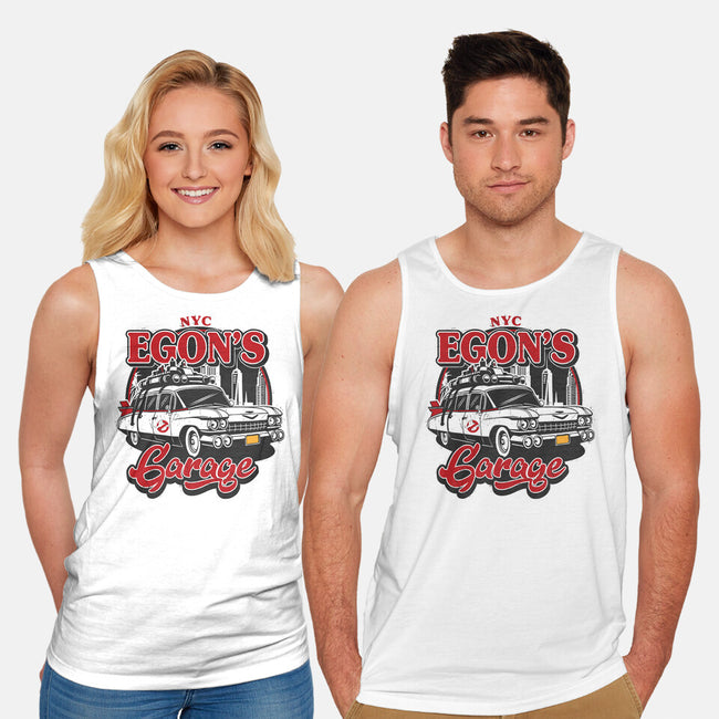 Egon's Garage-Unisex-Basic-Tank-SuperEdu