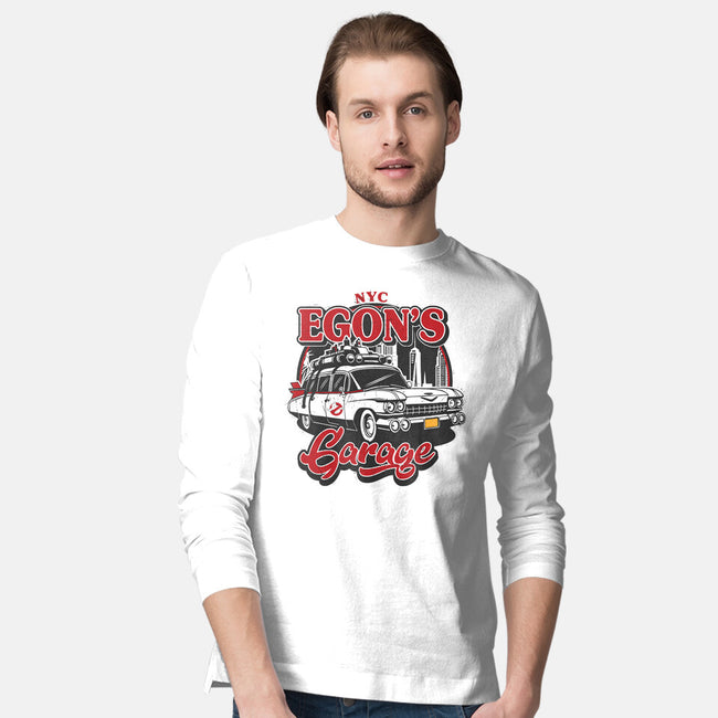 Egon's Garage-Mens-Long Sleeved-Tee-SuperEdu