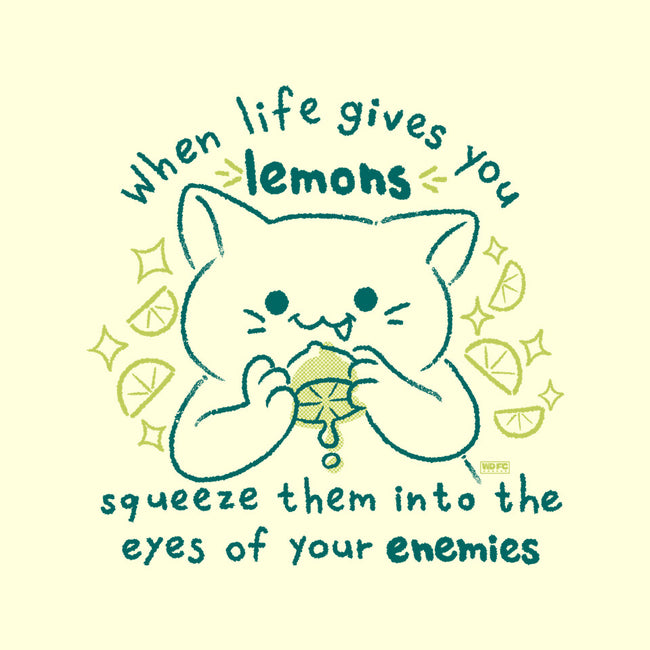 Squeeze Them Into Your Enemy's Eyes-None-Glossy-Sticker-worlddominationforcats