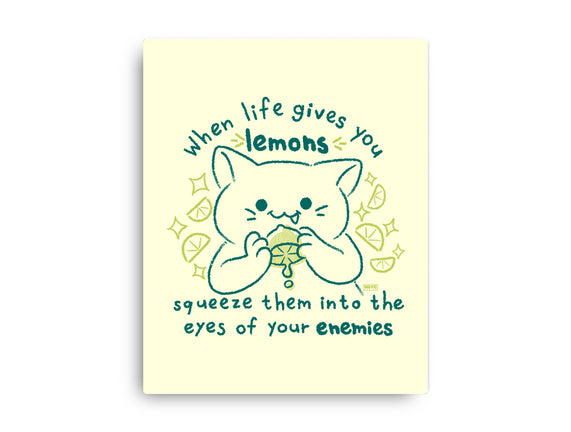 Squeeze Them Into Your Enemy's Eyes