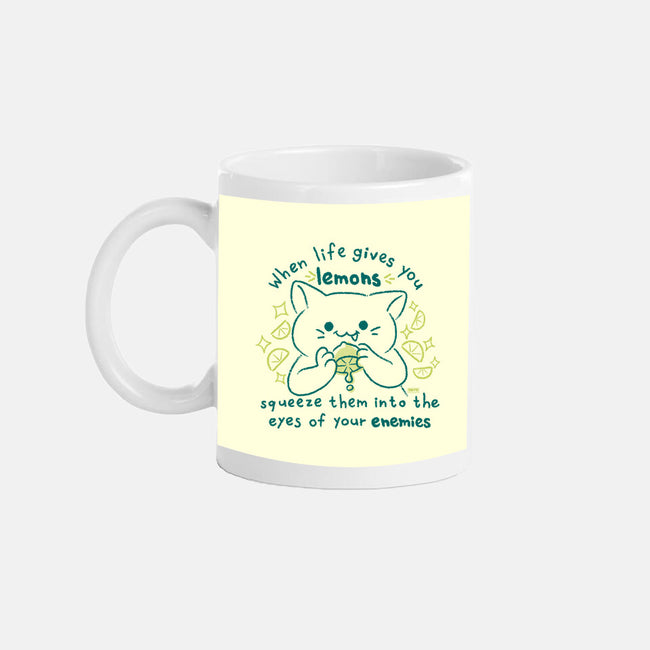 Squeeze Them Into Your Enemy's Eyes-None-Mug-Drinkware-worlddominationforcats