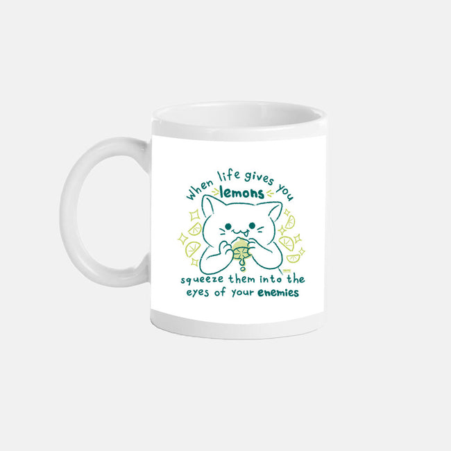 Squeeze Them Into Your Enemy's Eyes-None-Mug-Drinkware-worlddominationforcats