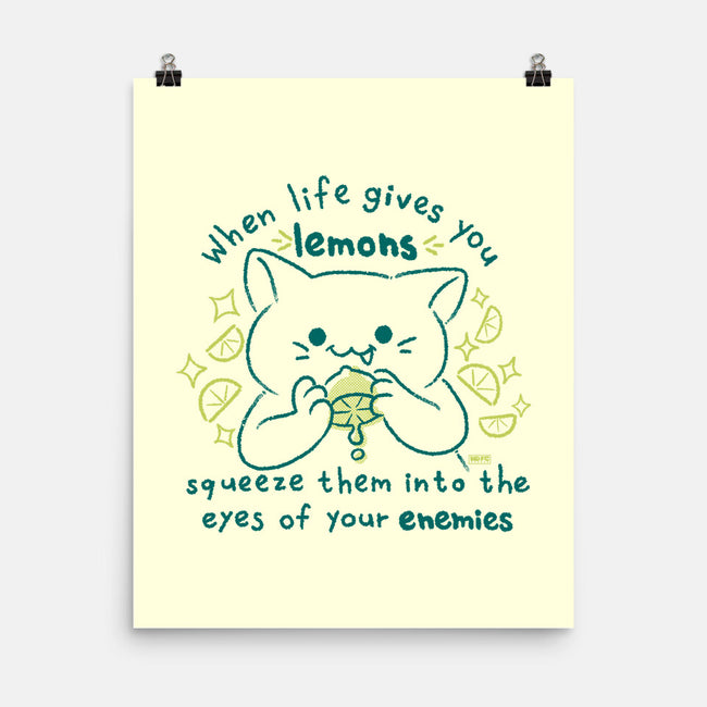 Squeeze Them Into Your Enemy's Eyes-None-Matte-Poster-worlddominationforcats