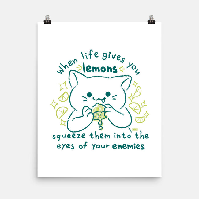 Squeeze Them Into Your Enemy's Eyes-None-Matte-Poster-worlddominationforcats