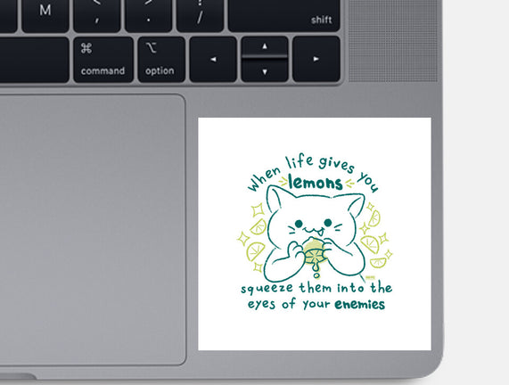 Squeeze Them Into Your Enemy's Eyes