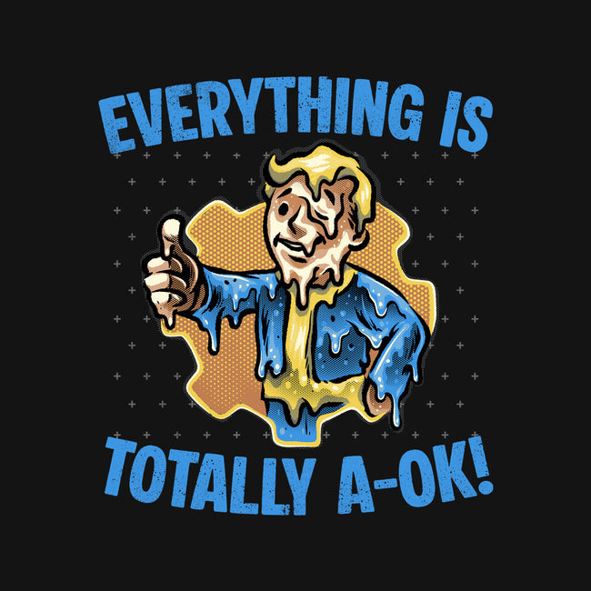 Everything Is Totally Ok-Unisex-Zip-Up-Sweatshirt-glitchygorilla