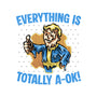 Everything Is Totally Ok-Womens-Racerback-Tank-glitchygorilla