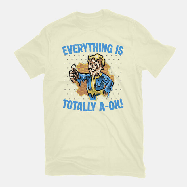 Everything Is Totally Ok-Mens-Basic-Tee-glitchygorilla