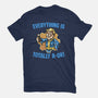 Everything Is Totally Ok-Womens-Basic-Tee-glitchygorilla