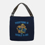 Everything Is Totally Ok-None-Adjustable Tote-Bag-glitchygorilla