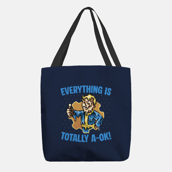 Everything Is Totally Ok-None-Basic Tote-Bag-glitchygorilla
