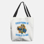 Everything Is Totally Ok-None-Basic Tote-Bag-glitchygorilla