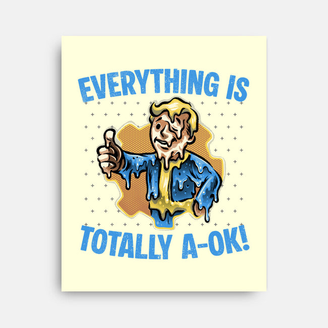 Everything Is Totally Ok-None-Stretched-Canvas-glitchygorilla