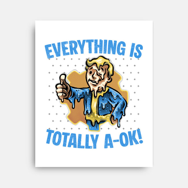 Everything Is Totally Ok-None-Stretched-Canvas-glitchygorilla