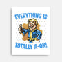 Everything Is Totally Ok-None-Stretched-Canvas-glitchygorilla