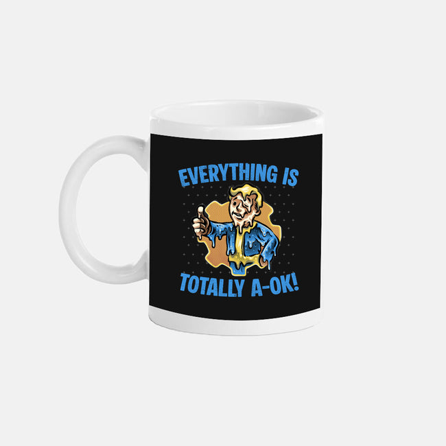 Everything Is Totally Ok-None-Mug-Drinkware-glitchygorilla