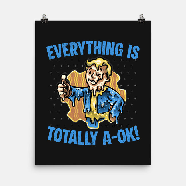 Everything Is Totally Ok-None-Matte-Poster-glitchygorilla